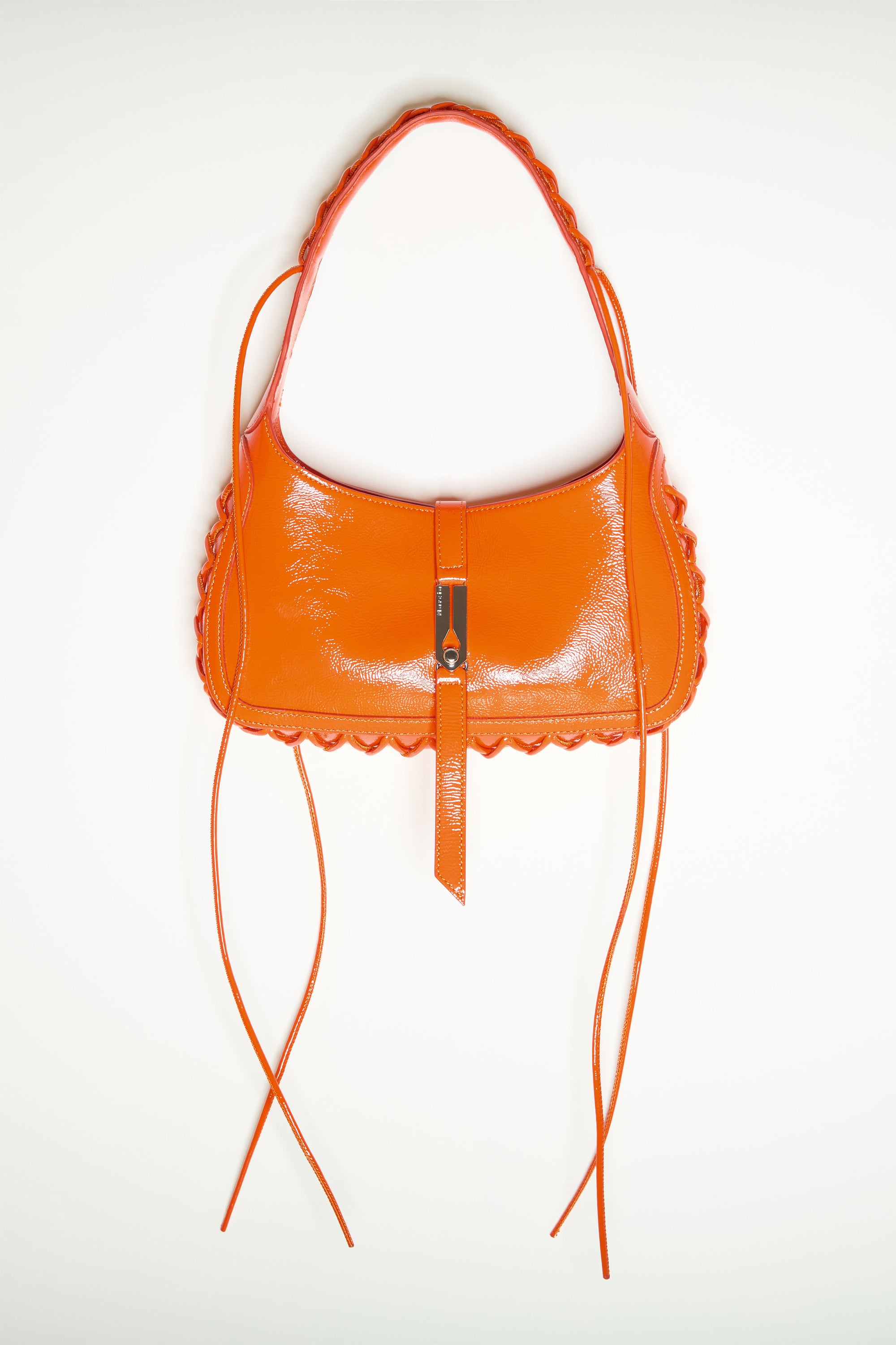 HEARTBREAKER BAG in glossy orange