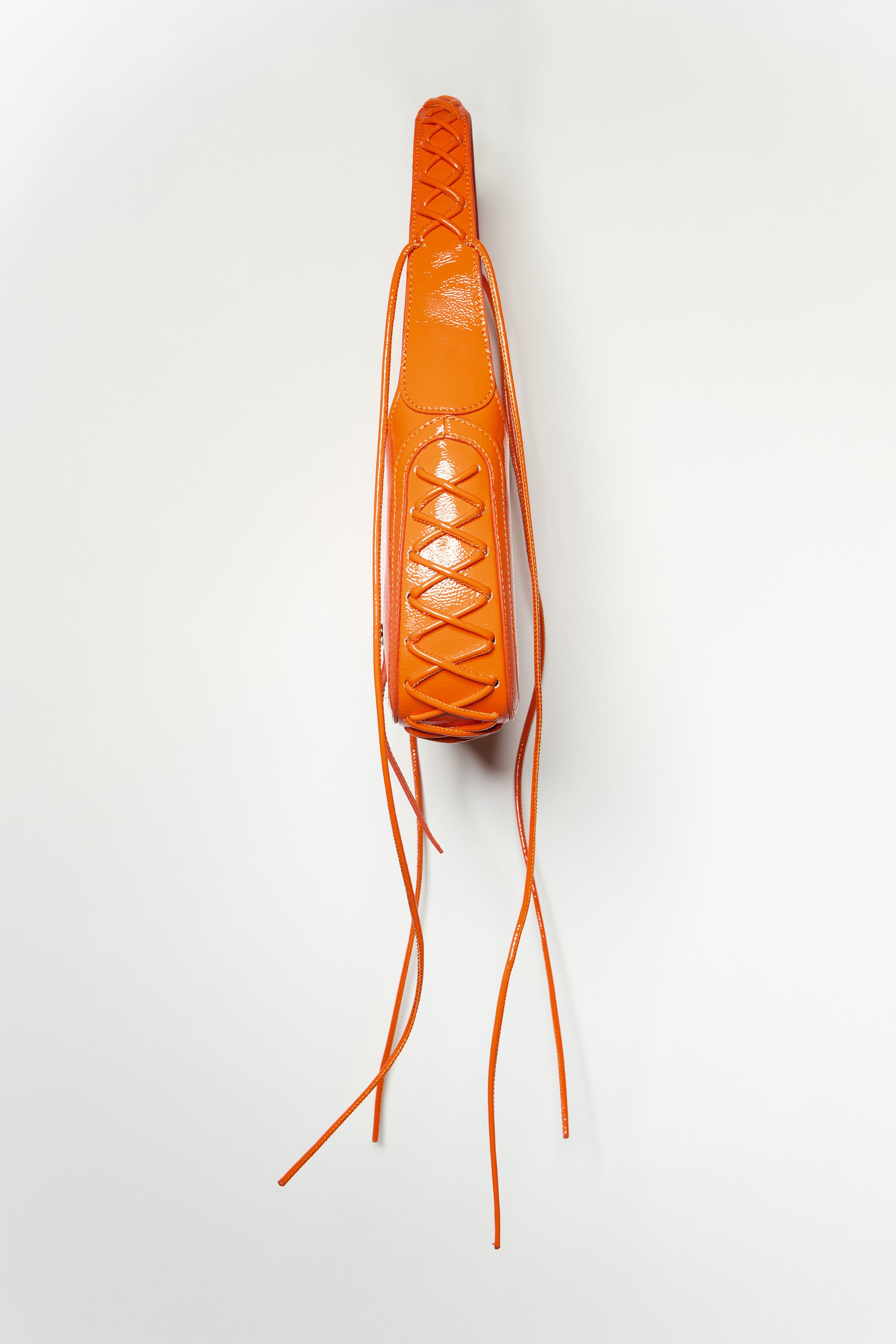 HEARTBREAKER BAG in glossy orange