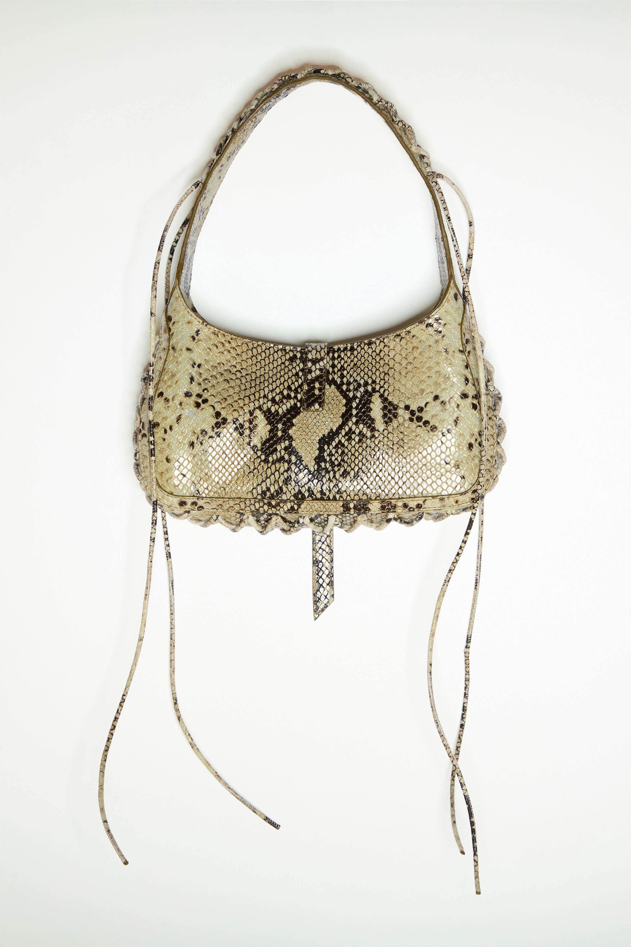 HEARTBREAKER BAG in beige python