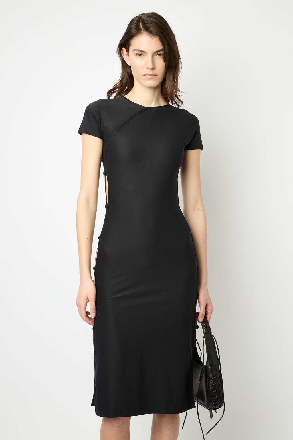 TCHIKIBOUM MIDI DRESS in black – Marcia Wear