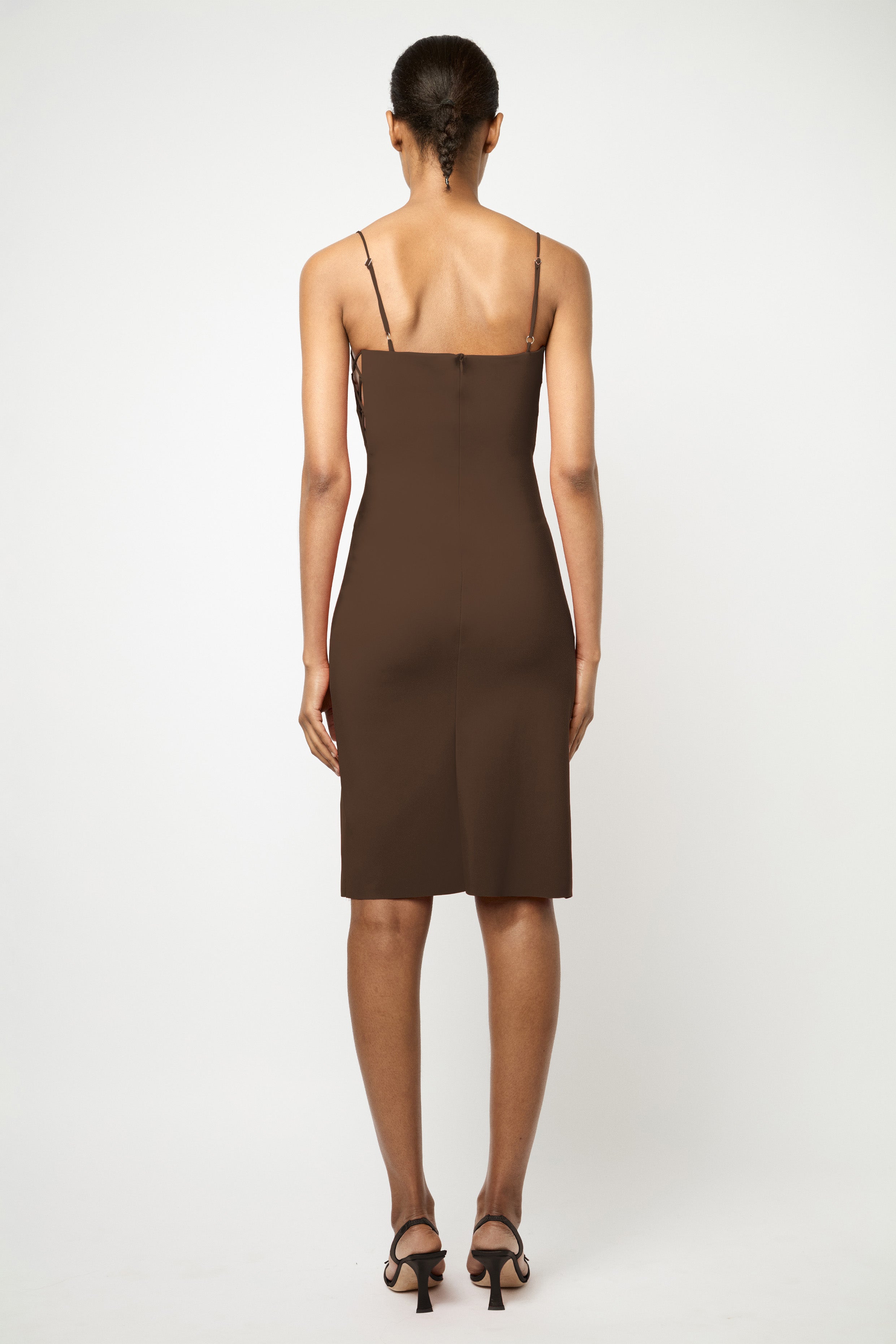 HEARTBREAKER DRESS in chocolate